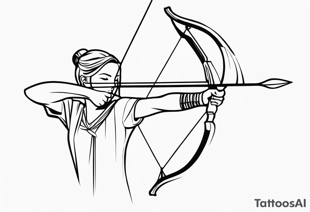 archery tattoo idea