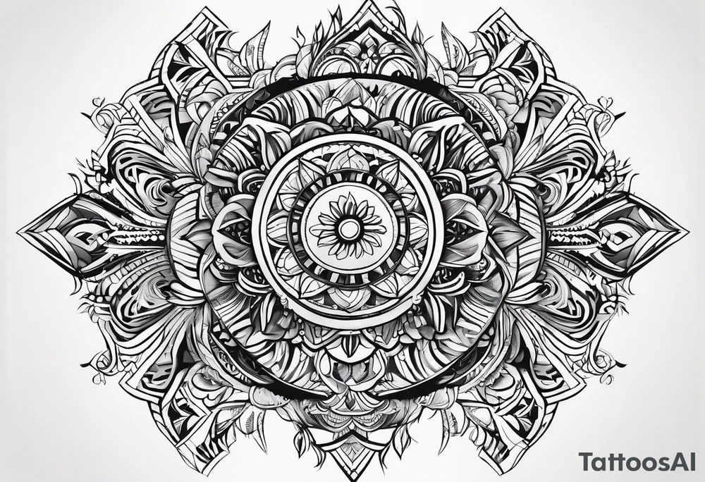 Patterns of Tribal or Abstract on forearm tattoo idea