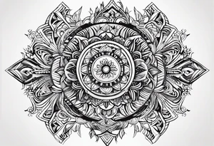 Patterns of Tribal or Abstract on forearm tattoo idea