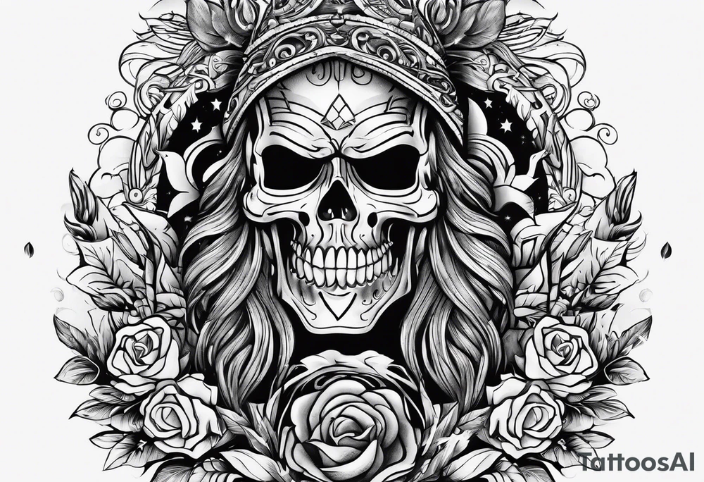 Rock a billy Arm tattoo idea
