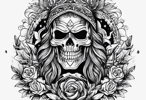 Rock a billy Arm tattoo idea