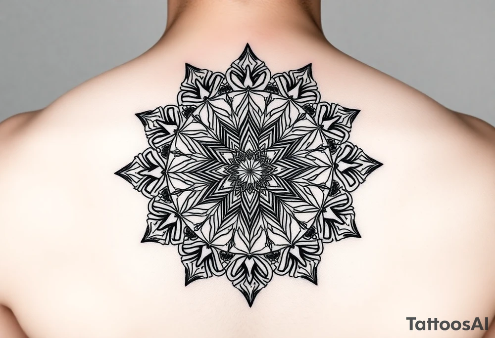 intricate mandala with sacred geometry and cosmic elements tattoo idea intricate mandala with sacred geometry and cosmic elements tattoo idea