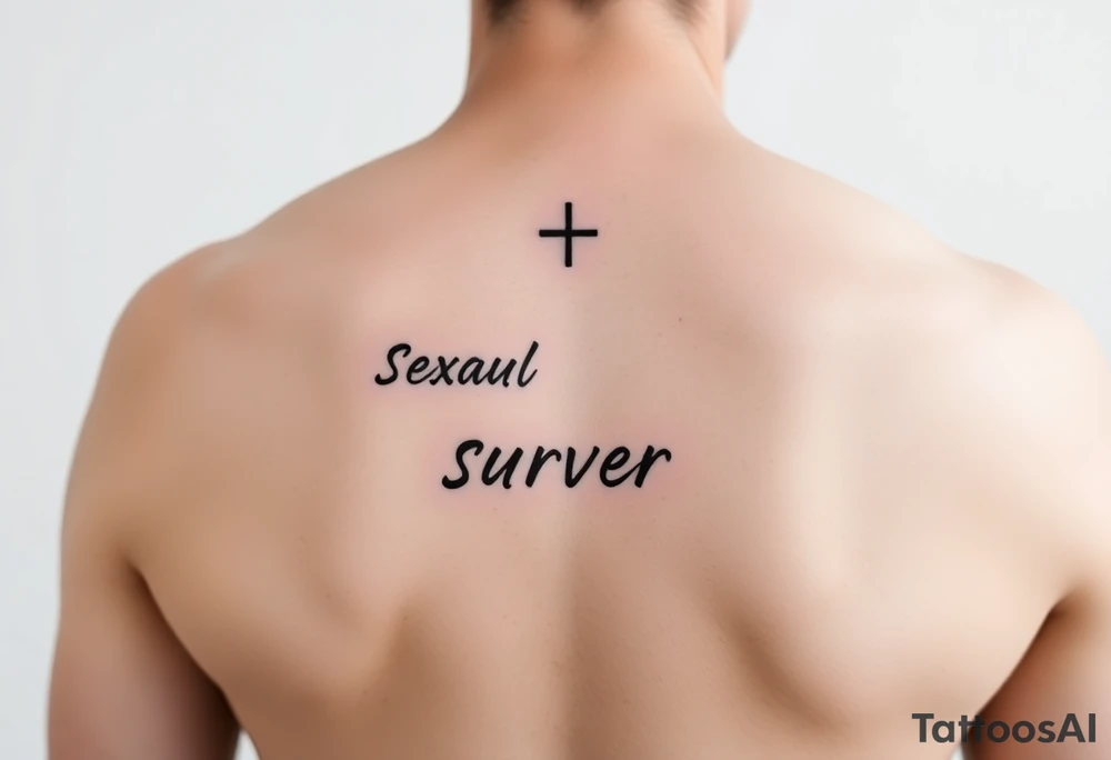 Sexual assault survivor, sober tattoo idea