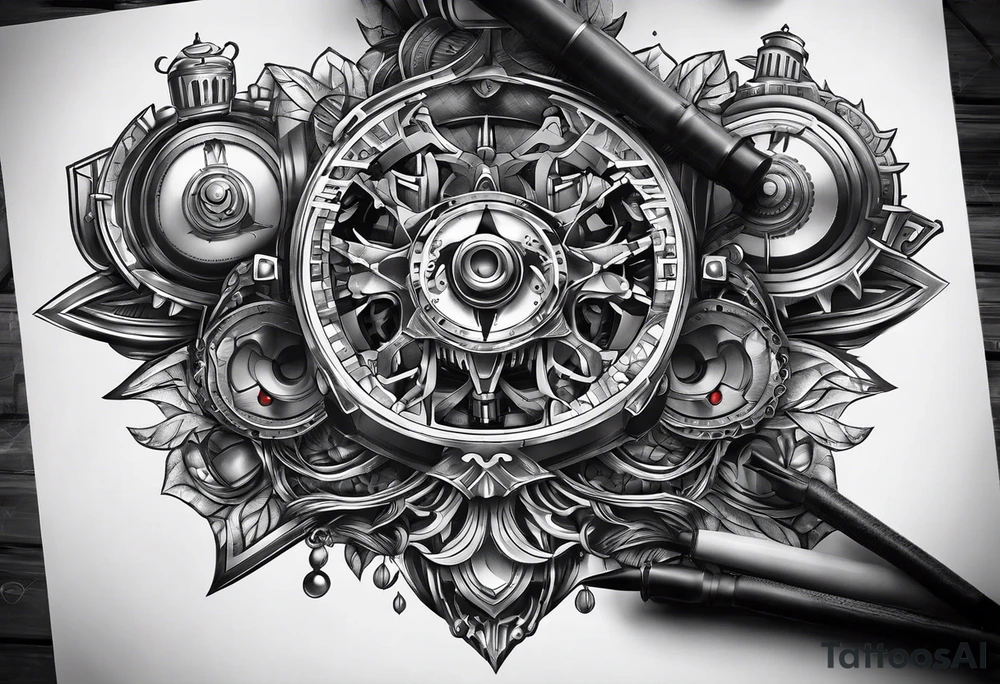 Mechanical engineer tattoo idea