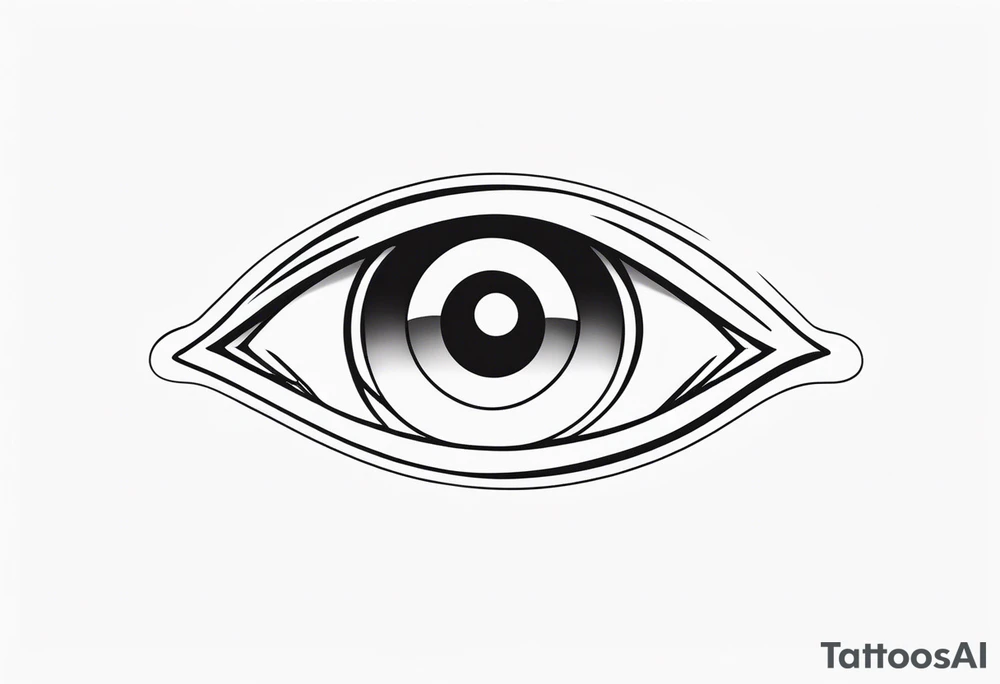 WINKING EYE EMOJI tattoo idea