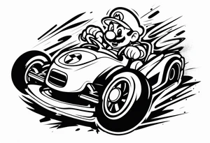 Mario kart tattoo idea