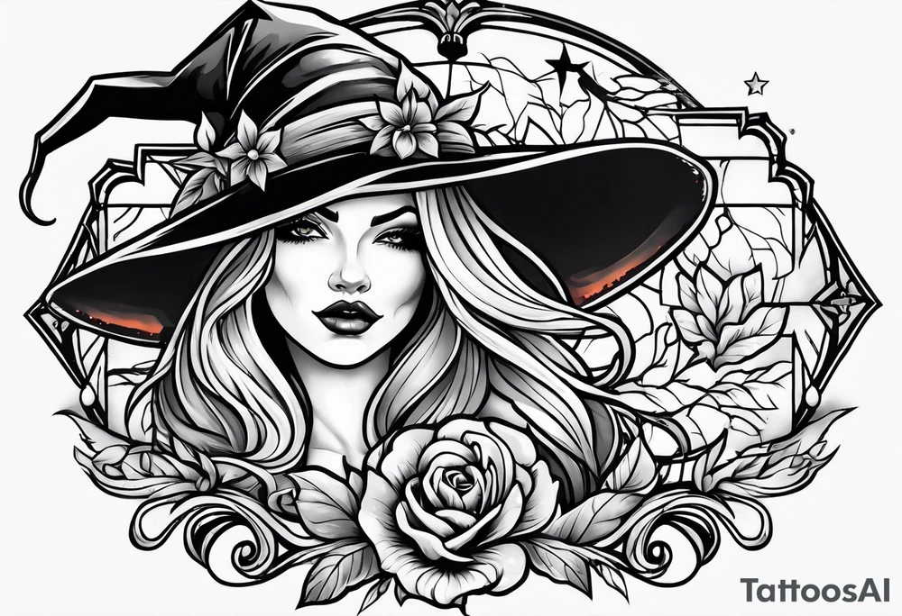 Witch tattoo idea