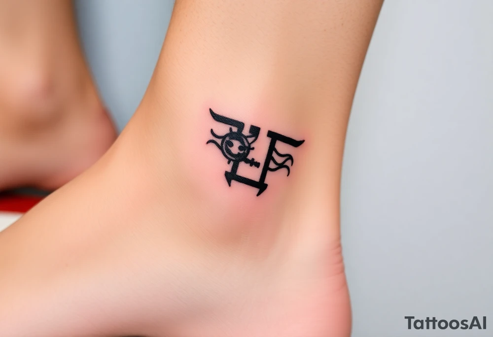 Evil gemini zodiac tattoo idea