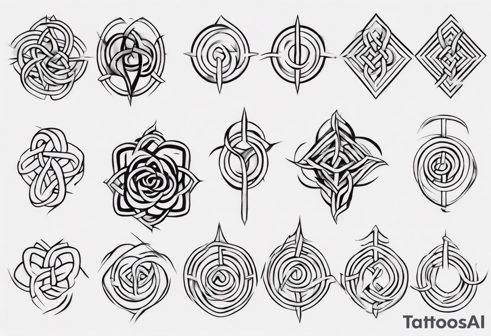 Prime knot 6,1 but very simple and clean tattoo idea