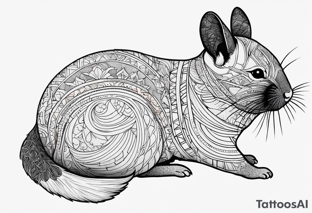 Chinchilla tattoo idea