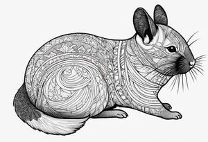 Chinchilla tattoo idea