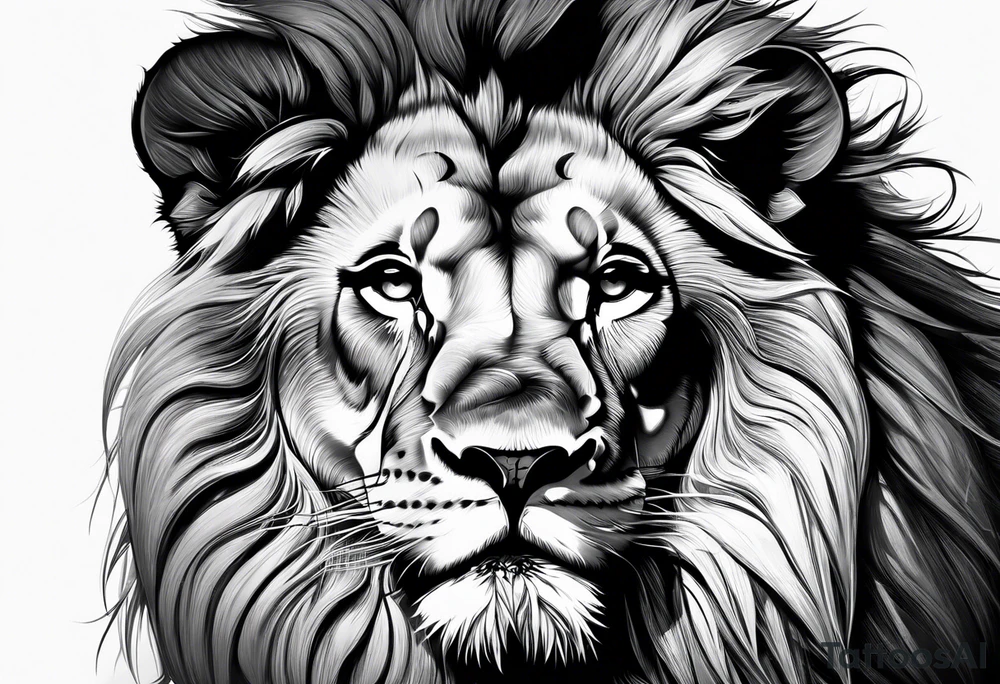 lion tattoo idea