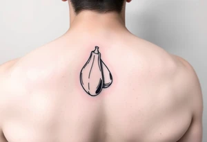 line drawing of penis tattoo idea
