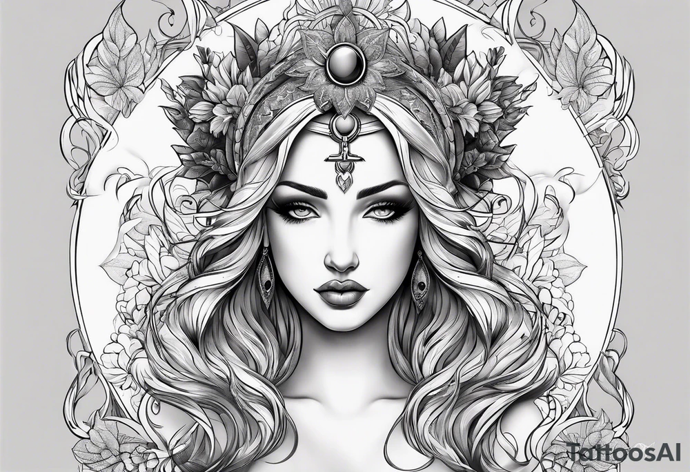 the virgo sign tattoo idea