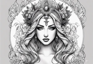 the virgo sign tattoo idea