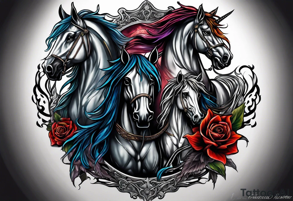 Four horsemen tattoo idea