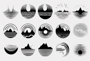 soundwaves tattoo idea