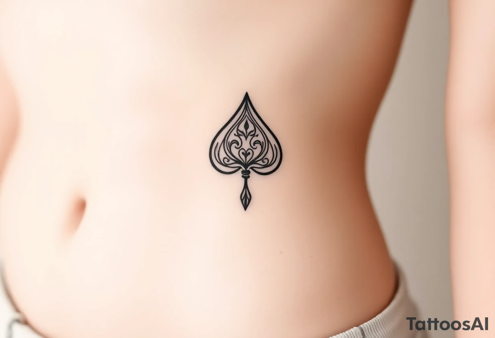 spade tattoo idea