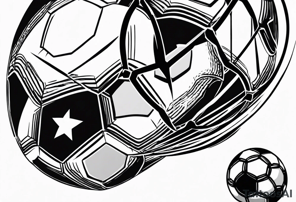Football, microphone tattoo idea