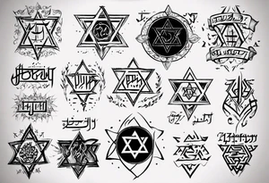 Hebrew written tattoo for arm tattoo idea