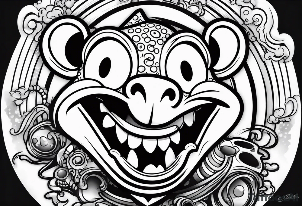 Rat fink tattoo idea