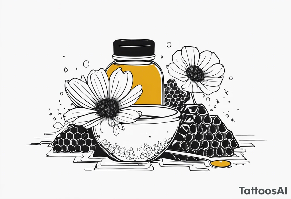 Honey over gravel tattoo idea