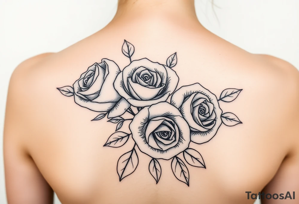 Roses tattoo idea