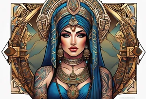 Isis Goddess Tattoo I tattoo idea