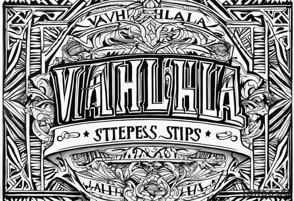 Valhalla steps tattoo idea