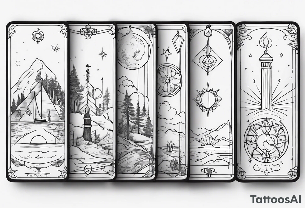 Tarot Card tattoo idea