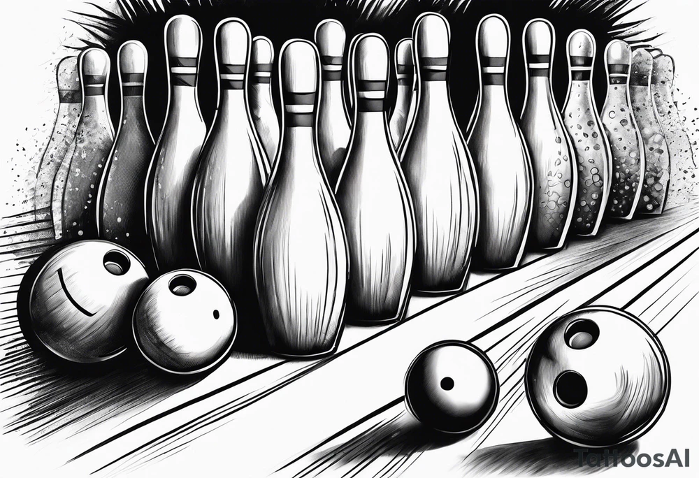 Bowling tattoo idea