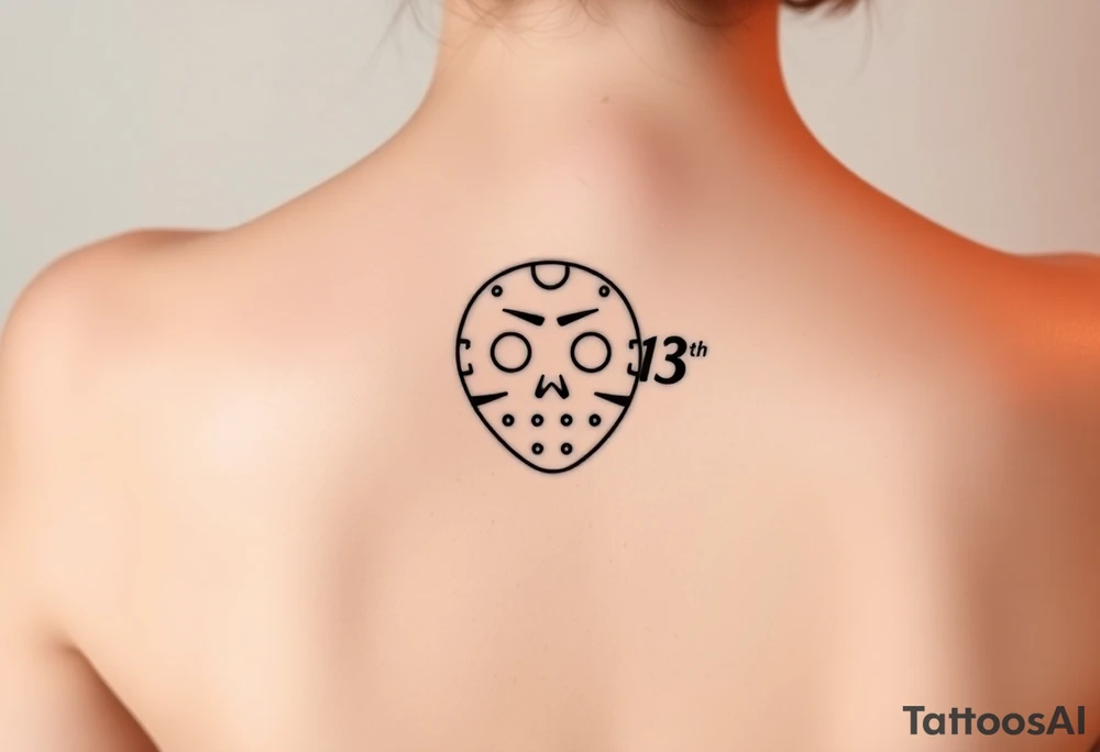 Friday the 13th horror tattoo tattoo idea