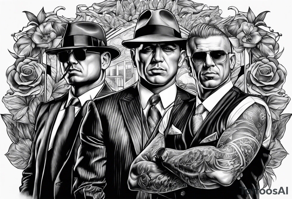 Mobsters tattoo idea