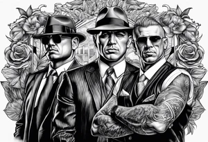 Mobsters tattoo idea