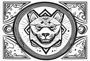 Be humble sit down tattoo idea