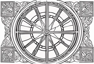 Hispanic/ Latin  goddess, love, forgiveness, strength, peace, cancer sign , time, past, future tattoo idea