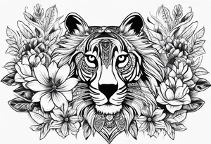 Kampala uganda animals flowers tattoo idea