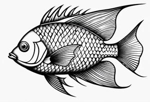 Angelfish tattoo idea