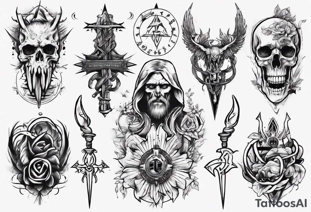 brand of sacrifice tattoo idea