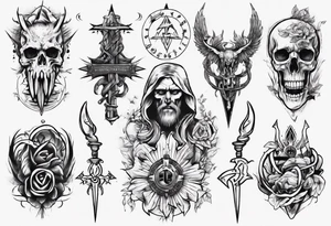 brand of sacrifice tattoo idea