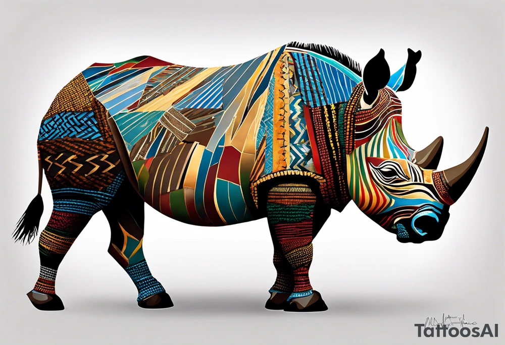 each element weaving together the essence of who I am and the journey I've traveled. At its core, African continent , my homeland, is not just a place but a reminder of my roots and the constant understanding of my origin. The steadfast rhino embodies resilience, a trait inherent in both my spirit and the enduring love I share with my husband, a rarity as precious as the rhino itself on the African plains. The tent symbolizes our shared love for adventure and the thrill of the unknown, our souls craving the wild beauty of the outdoors and the serenity of camping under the stars. The protea, nestled among the imagery, speaks of cherished secrets shared between us, a bond as sacred as the African wilderness. Etched alongside, the heart intertwined with the initials of our beloved children, a testament to the boundless love that fills our family's embrace. Just as the sun rises unfailingly, so does the enduring love symbolized by the star, a guiding light that forever illuminates my path. The lotus, a symbol of rebirth, marks the turning of chapters and the endless cycle of renewal in our lives. Anchoring it all is the cross, a steadfast symbol of our unwavering faith in Christianity, the very foundation upon which our love and life are built. Together, this tattoo encapsulates the journey of love, resilience, faith, and adventure that defines my story, a living testament to the beauty of life's intricate tapestry. tattoo idea