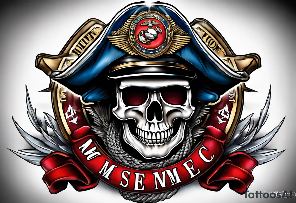 Usmc tattoo idea