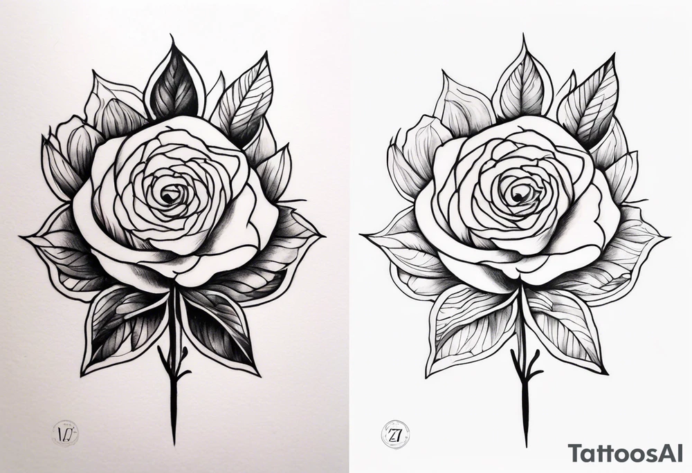 Zwei Rosen Leuchtturm tattoo idea