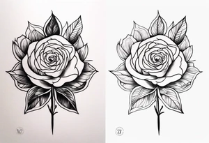 Zwei Rosen Leuchtturm tattoo idea
