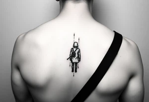 nostalgia sad alone tattoo idea