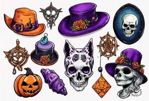 Halloweentown Sophie hat and Talisman tattoo idea