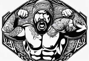 wrestling tatto tattoo idea