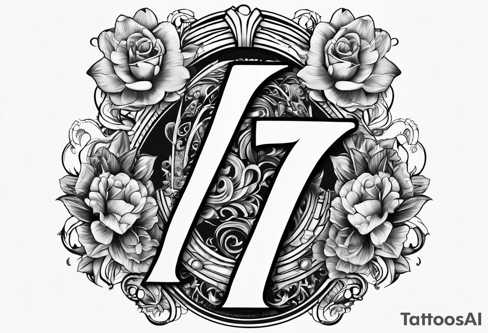 Number 7 tattoo idea