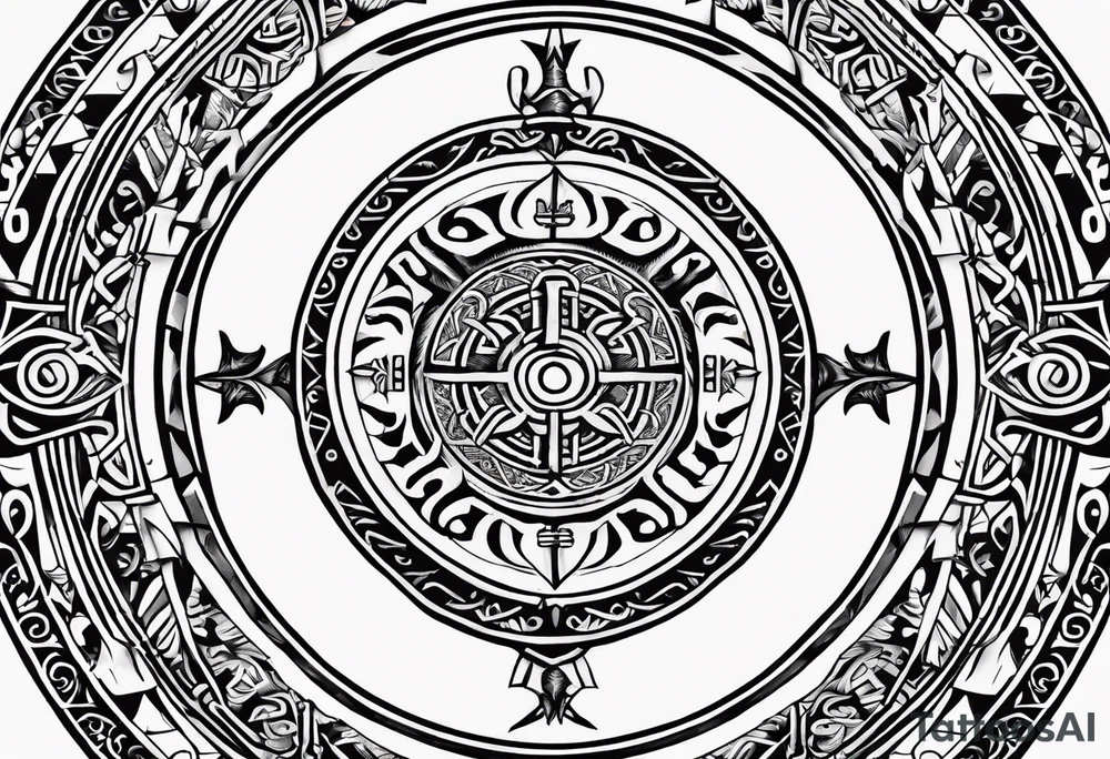 Viking Vegvisir tattoo idea