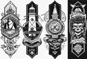 sleeve old school tattoo idea
